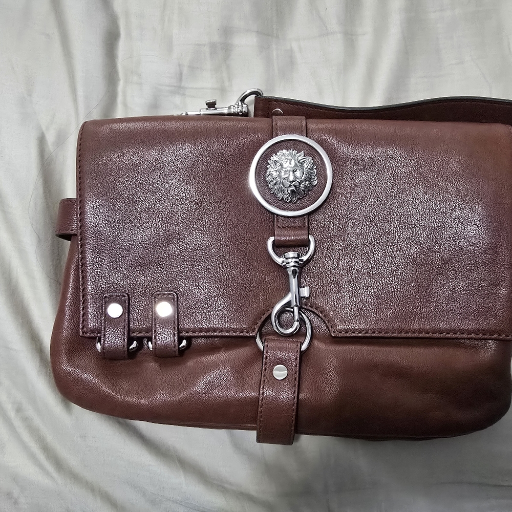 Versus Brown Leather Bag
